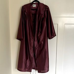 Graduation Gown | Maroon | Size for Height 5’5 / 5’6